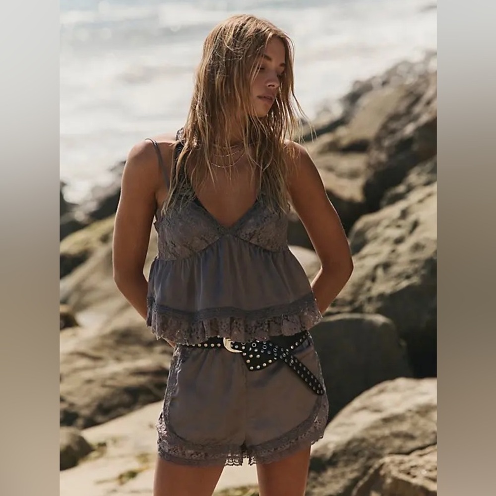 *NWOT* Free People U And Me Set - Slay Grey